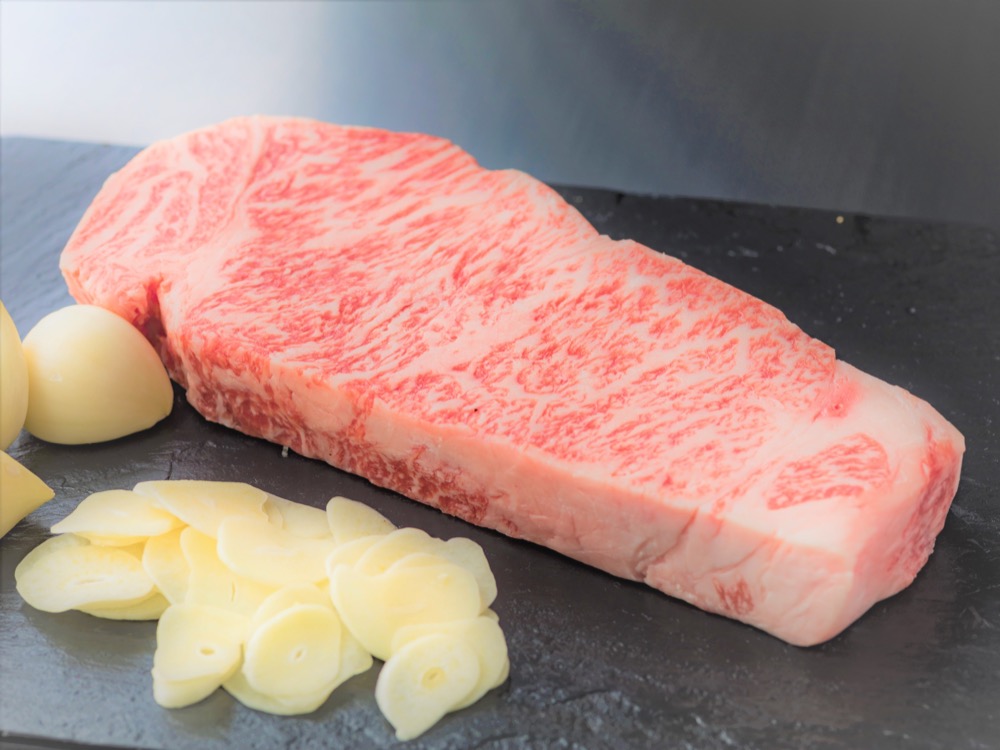Halal Kobe beef sirloin steak course